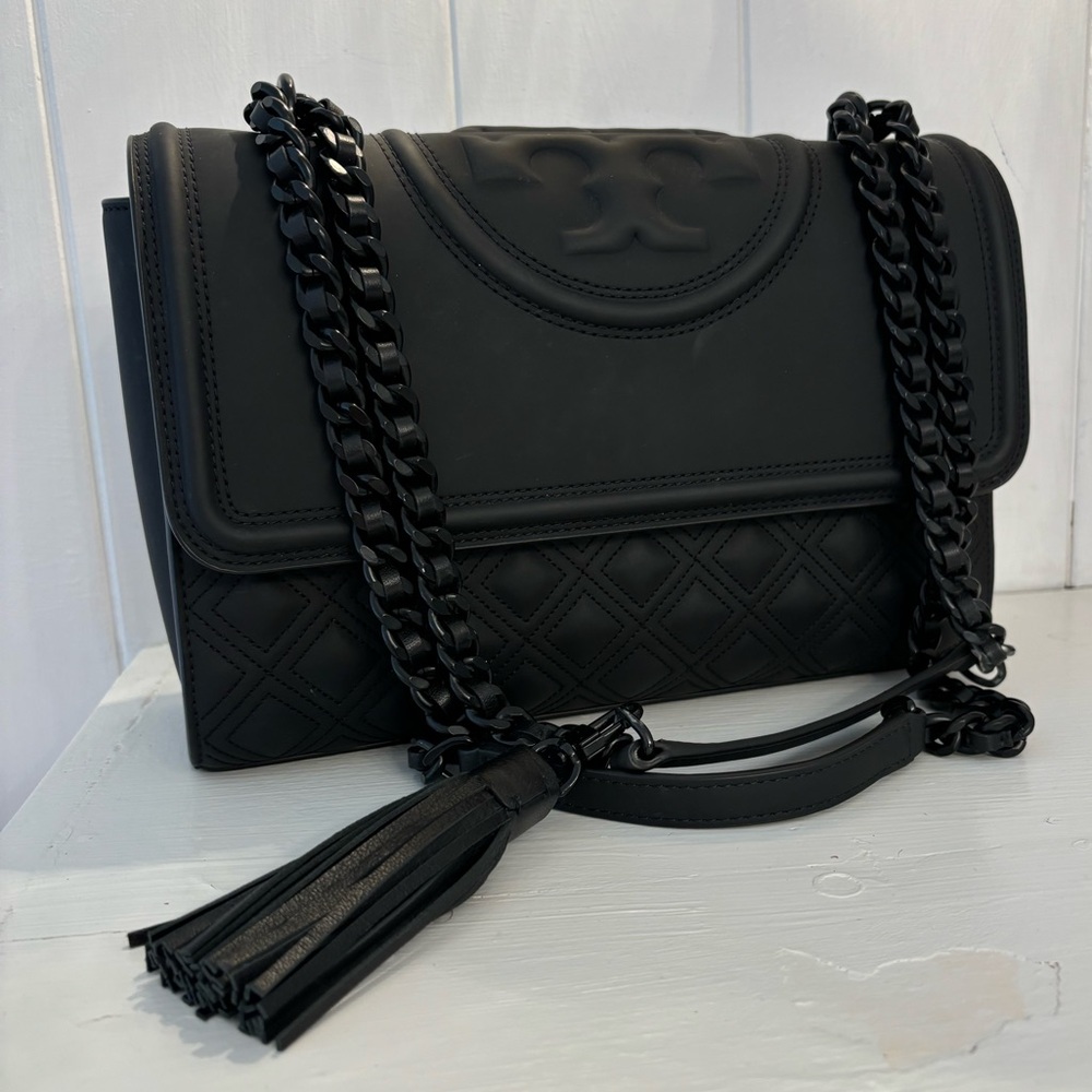 Tory Burch Fleming Matte Convertible Shoulder Bag